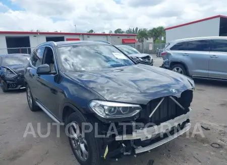 BMW X3 2020 2020 vin 5UXTY3C03L9C48330 from auto auction Iaai