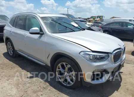 BMW X3 2020 2020 vin 5UXTY3C07L9D07167 from auto auction Iaai