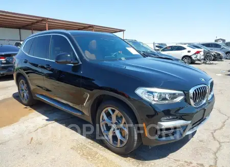 BMW X3 2020 vin 5UXTY5C00L9D25411 from auto auction Iaai