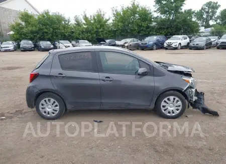 TOYOTA YARIS 2015 vin VNKKTUD33FA024623 from auto auction Iaai