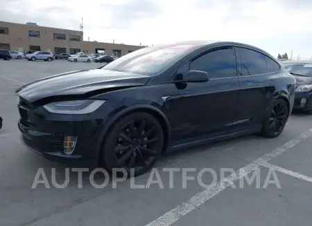 TESLA MODEL X 2017 vin 5YJXCBE2XHF063700 from auto auction Iaai