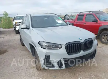 BMW X3 2024 2024 vin 5UX43DP09R9U82514 from auto auction Iaai