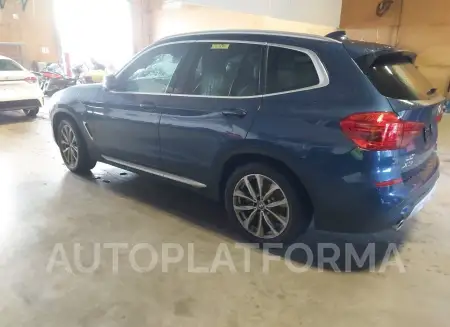 BMW X3 2019 vin 5UXTR7C51KLE98862 from auto auction Iaai