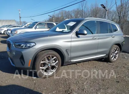 BMW X3 2023 vin WBX57DP01PN235666 from auto auction Iaai