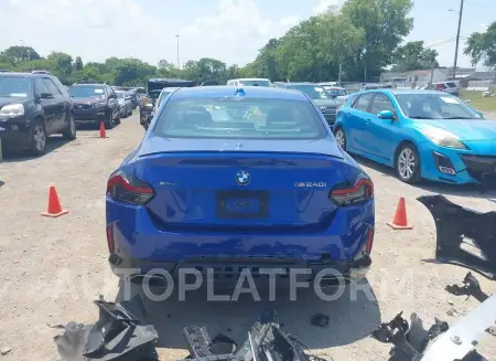 BMW M240 2023 vin 3MW53CM04P8D64640 from auto auction Iaai