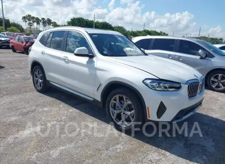 BMW X3 2022 2022 vin 5UX43DP0XN9N05874 from auto auction Iaai