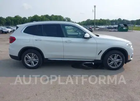 BMW X3 2021 vin 5UXTY5C05M9G13426 from auto auction Iaai