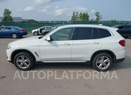 BMW X3 2021 vin 5UXTY5C05M9G13426 from auto auction Iaai