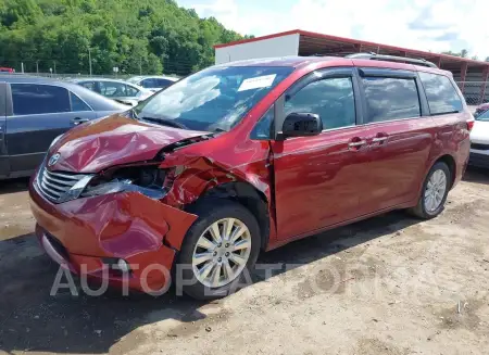 TOYOTA SIENNA 2016 vin 5TDDK3DCXGS133793 from auto auction Iaai