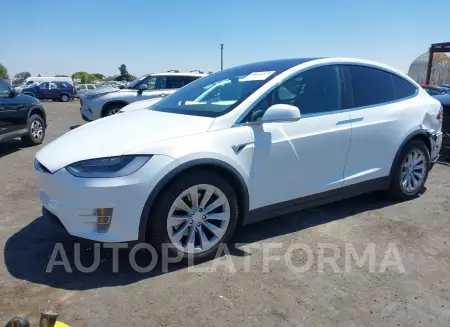 TESLA MODEL X 2018 vin 5YJXCBE22JF101300 from auto auction Iaai