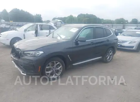 BMW X3 2024 vin 5UX43DP03R9U27153 from auto auction Iaai