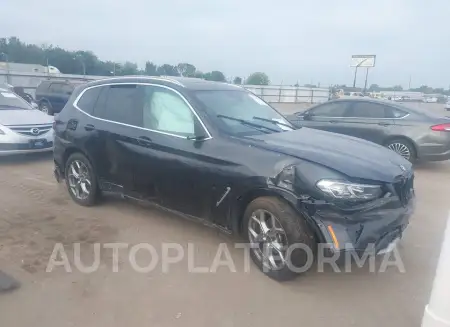 BMW X3 2024 2024 vin 5UX43DP03R9U27153 from auto auction Iaai