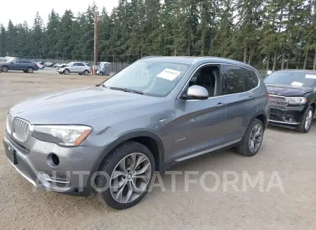 BMW X3 2015 vin 5UXWX9C58F0D56854 from auto auction Iaai