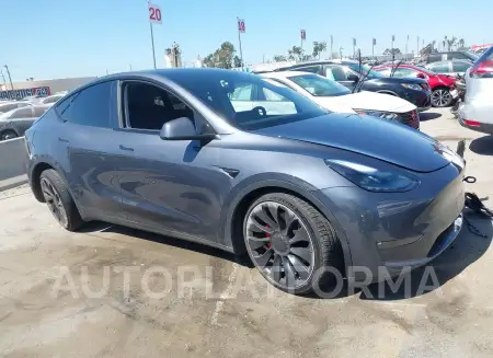 Tesla Model Y 2022 2022 vin 7SAYGDEF9NF492607 from auto auction Iaai