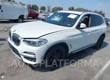 BMW X3 2019 vin 5UXTR7C53KLE88236 from auto auction Iaai