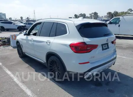 BMW X3 2019 vin 5UXTR7C53KLE88236 from auto auction Iaai