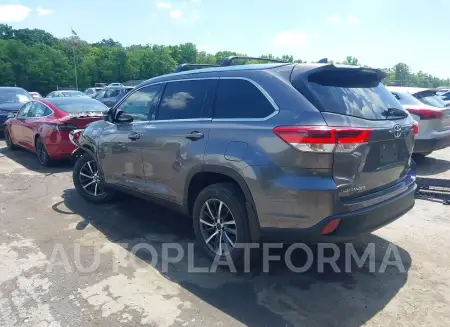 TOYOTA HIGHLANDER 2018 vin 5TDJZRFH9JS849151 from auto auction Iaai