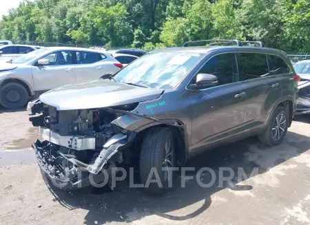 TOYOTA HIGHLANDER 2018 vin 5TDJZRFH9JS849151 from auto auction Iaai