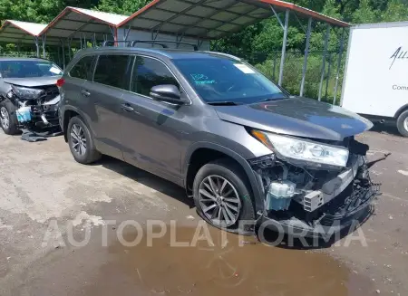 Toyota Highlander 2018 2018 vin 5TDJZRFH9JS849151 from auto auction Iaai