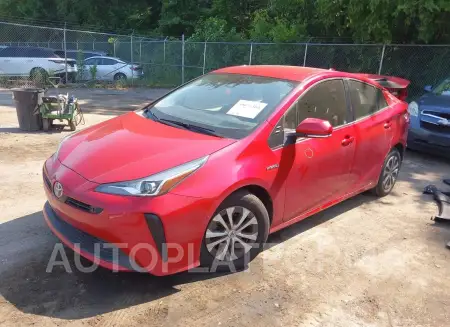 TOYOTA PRIUS 2022 vin JTDKAMFU7N3157490 from auto auction Iaai