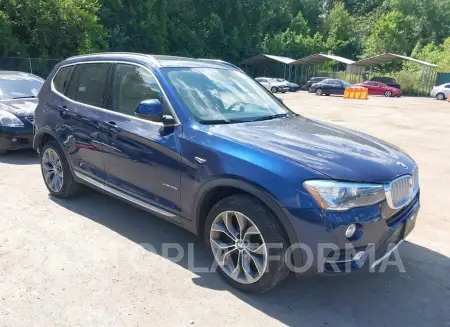 BMW X3 2016 2016 vin 5UXWX9C54G0D73801 from auto auction Iaai