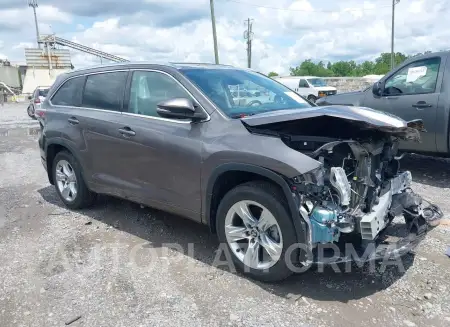 TOYOTA HIGHLANDER 2016 vin 5TDDKRFH5GS350504 from auto auction Iaai