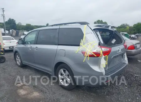 TOYOTA SIENNA 2016 vin 5TDKK3DC3GS723177 from auto auction Iaai