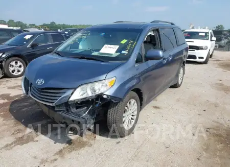 TOYOTA SIENNA 2015 vin 5TDYK3DC5FS602658 from auto auction Iaai