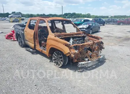 TOYOTA TUNDRA 2022 vin 5TFNA5DB6NX020621 from auto auction Iaai