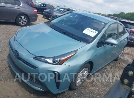 TOYOTA PRIUS 2019 vin JTDKARFU0K3100539 from auto auction Iaai