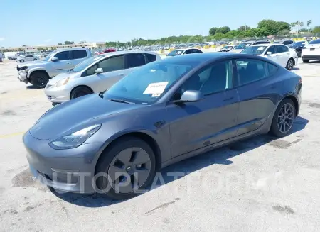 TESLA MODEL 3 2023 vin 5YJ3E1EA0PF407818 from auto auction Iaai