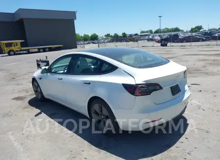 TESLA MODEL 3 2021 vin 5YJ3E1EA3MF920508 from auto auction Iaai