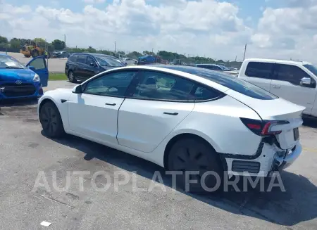 TESLA MODEL 3 2024 vin 5YJ3E1EA6RF733030 from auto auction Iaai