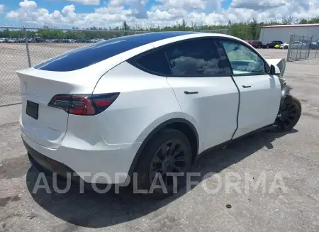 TESLA MODEL Y 2022 vin 7SAYGDEE0NF358091 from auto auction Iaai