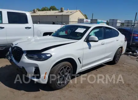 BMW X4 2023 vin 5UX33DT00P9P61655 from auto auction Iaai