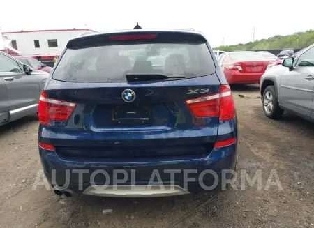 BMW X3 2016 vin 5UXWX9C56G0D78840 from auto auction Iaai