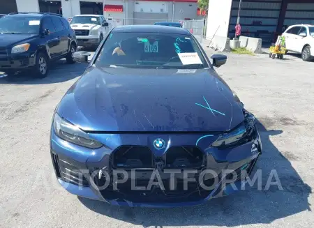 BMW I4 2023 vin WBY33AW09PFP28004 from auto auction Iaai