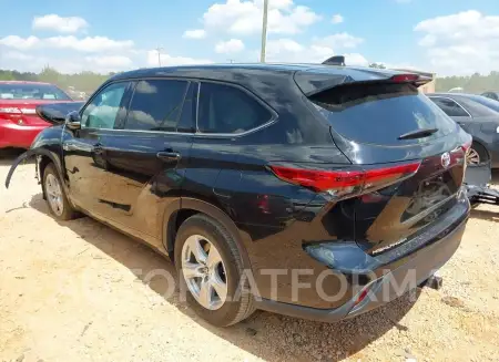 TOYOTA HIGHLANDER 2022 vin 5TDCZRAH5NS098443 from auto auction Iaai