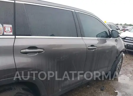 TOYOTA HIGHLANDER 2019 vin 5TDKZRFH0KS560262 from auto auction Iaai