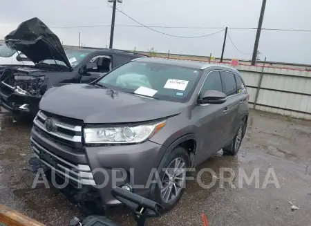 TOYOTA HIGHLANDER 2019 vin 5TDKZRFH0KS560262 from auto auction Iaai