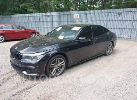 BMW 740I 2019 vin WBA7E4C59KGV70276 from auto auction Iaai