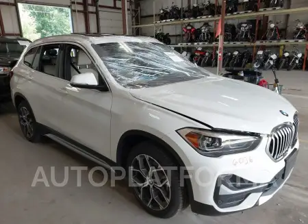 BMW X1 2021 vin WBXJG7C07M5T10338 from auto auction Iaai