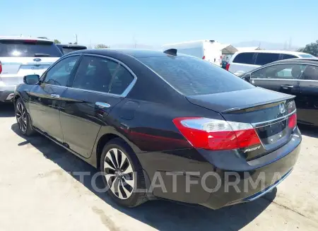 HONDA ACCORD HYBRID 2015 vin 1HGCR6F55FA013713 from auto auction Iaai