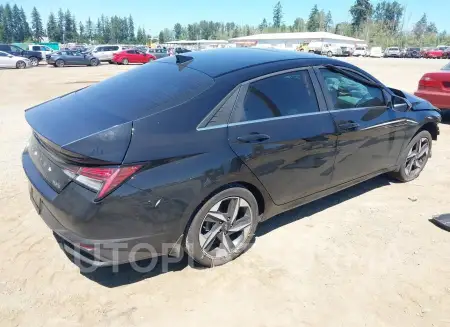 HYUNDAI ELANTRA HYBRID 2022 vin KMHLN4AJ7NU030833 from auto auction Iaai