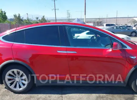 TESLA MODEL X 2016 vin 5YJXCBE49GF000622 from auto auction Iaai