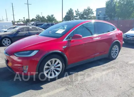 TESLA MODEL X 2016 vin 5YJXCBE49GF000622 from auto auction Iaai