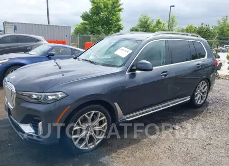 BMW X7 2019 vin 5UXCX4C51KLS38155 from auto auction Iaai