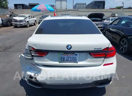 BMW 740I 2018 vin WBA7E2C51JG742920 from auto auction Iaai