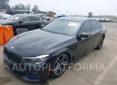 BMW 740E 2017 vin WBA7J2C5XHG497668 from auto auction Iaai