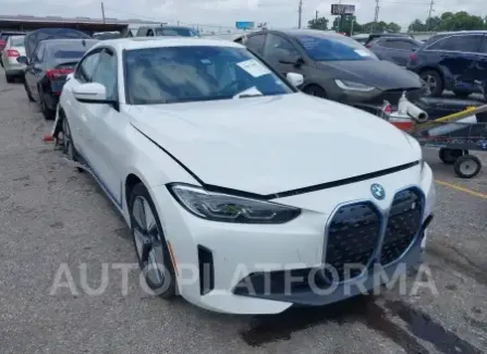 BMW I4 2022 2022 vin WBY73AW06NFN11766 from auto auction Iaai